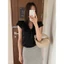 𝗟𝗮𝗿𝘆 𝗟𝗶𝗻𝗲𝗻 - Áo Linen lụa cổ V basic