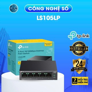 Switch TP-Link LS105LP Để Bàn 5 Cổng 10/100Mbps với 4 Cổng PoE - BẢO HÀNH CHÍNH HÃNG 2 NĂM