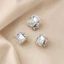 ĐÁ KHỐI NAIL CAO CẤP – CHARM ĐÍNH MÓNG VUÔNG SANG TRỌNG, BẮT SÁNG CỰC ĐẸP NU5