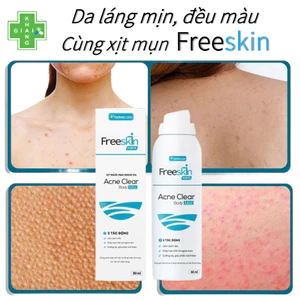 Tạm biệt mụn cơ thể, trả lại làn da láng mịn, đều màu cùng xịt mụn body Freeskin (Chai 80ml)