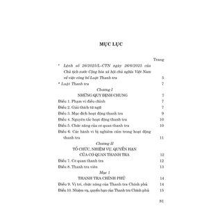 Luật Thanh tra năm 2025