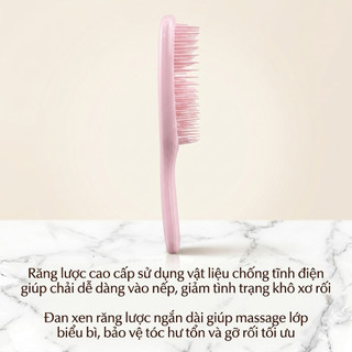 Lược Gỡ Rối Mono Răng Lược Đa Tầng Chống Tĩnh Điện Cao Cấp - Dùng Được Cho Cả Tóc Rối & Hư Tổn, Chải Tóc Khi Khô & Ướt