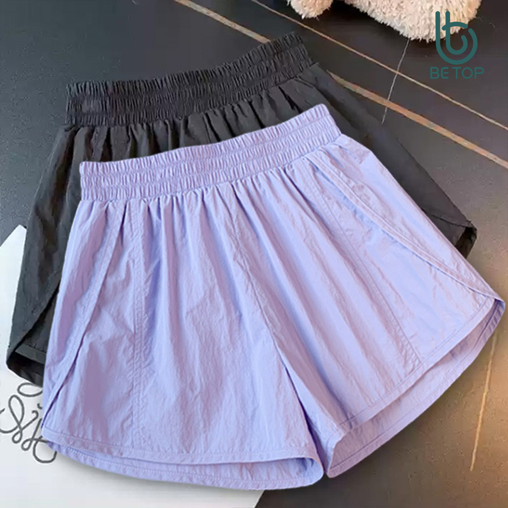 Quần Đùi Bé Gái BETOP, Quần Short Vải Gió Mềm Siêu Nhẹ Thoáng Mát, Dáng Thể Thao Năng Động Cho Bé QG02