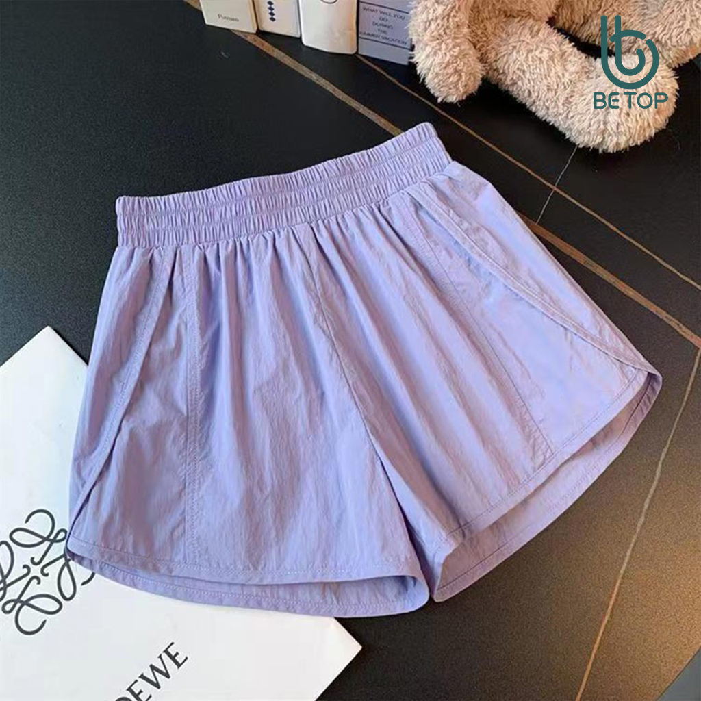 Quần Đùi Bé Gái BETOP, Quần Short Vải Gió Mềm Siêu Nhẹ Thoáng Mát, Dáng Thể Thao Năng Động Cho Bé QG02
