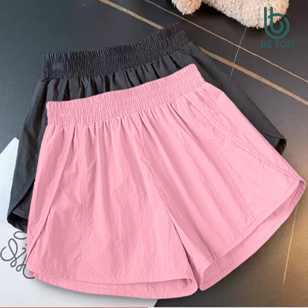 Quần Đùi Bé Gái BETOP, Quần Short Vải Gió Mềm Siêu Nhẹ Thoáng Mát, Dáng Thể Thao Năng Động Cho Bé QG02