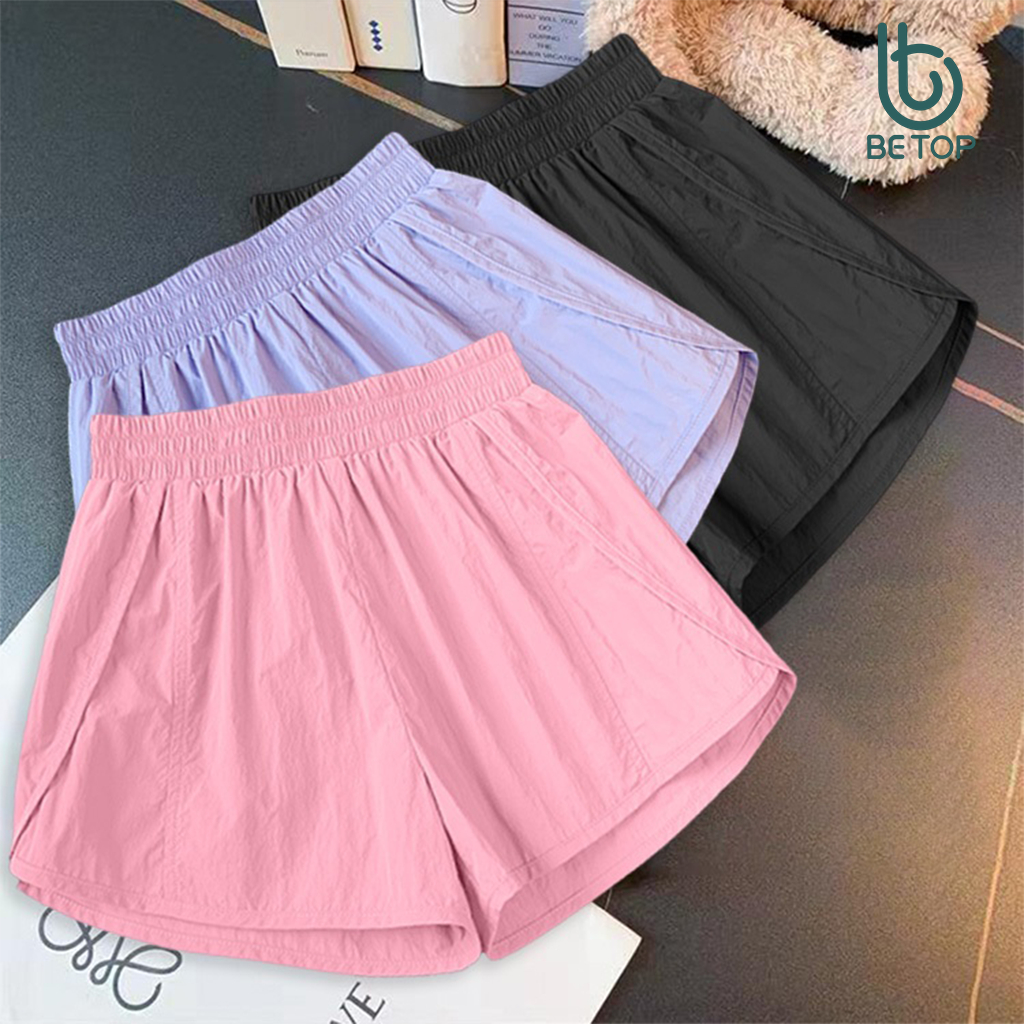 Quần Đùi Bé Gái BETOP, Quần Short Vải Gió Mềm Siêu Nhẹ Thoáng Mát, Dáng Thể Thao Năng Động Cho Bé QG02
