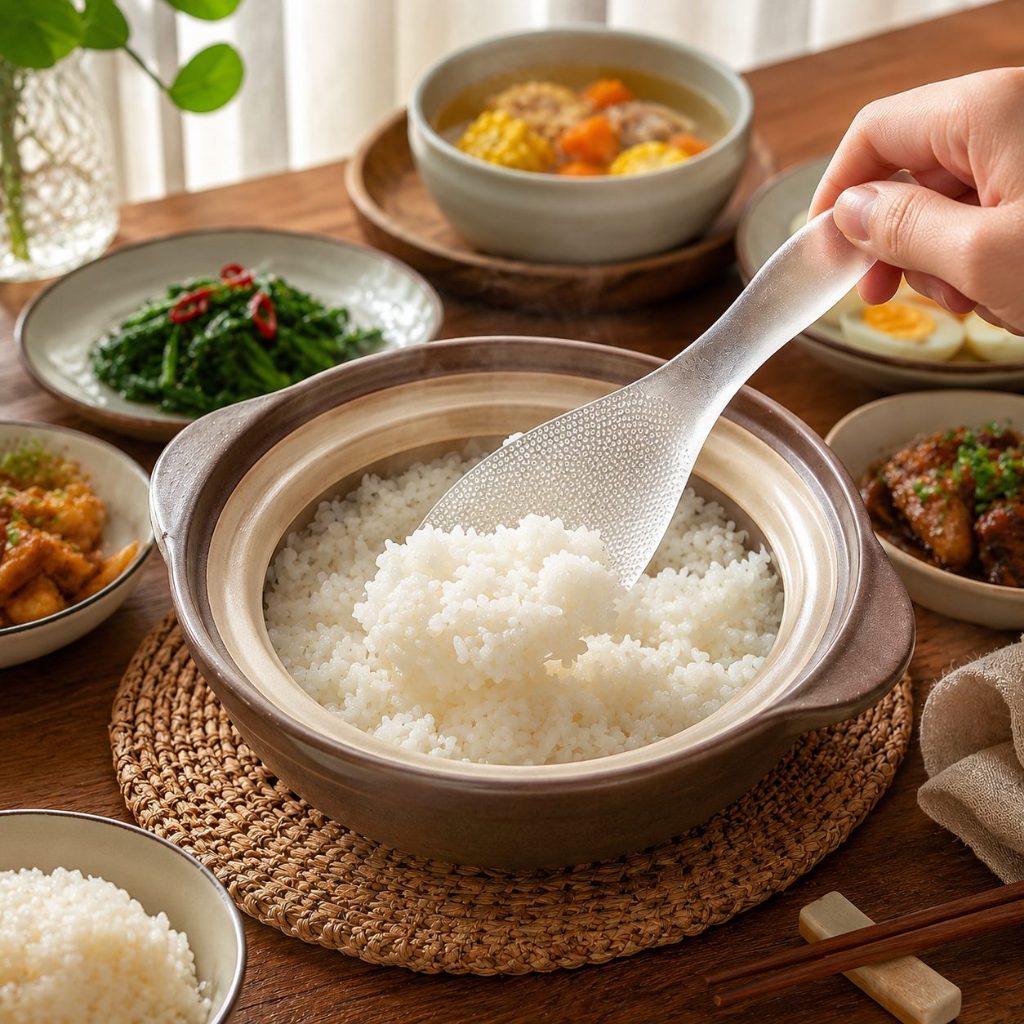 MUỖNG XỚI CƠM CHỐNG DÍNH KM NHẬT BẢN – NHỎ GỌN, SẠCH SẼ, SIÊU TIỆN DỤNG 5267