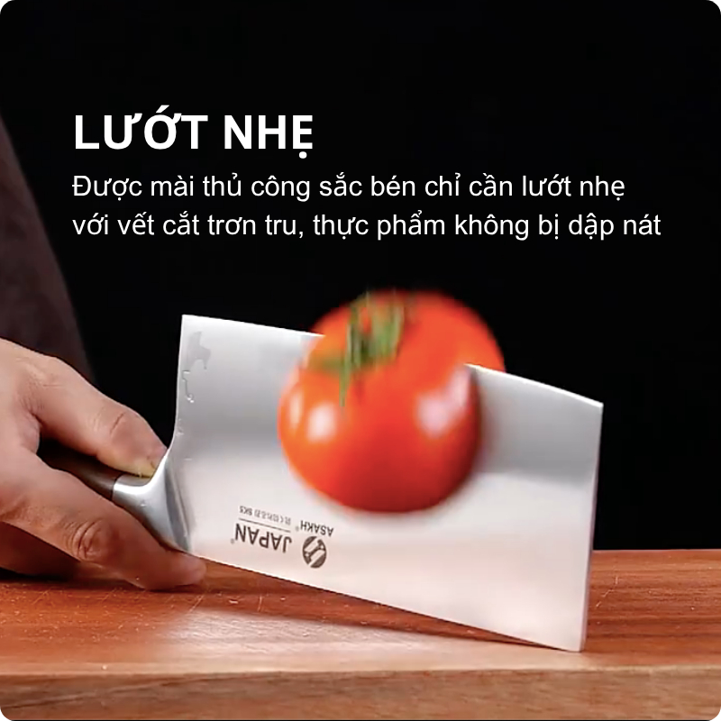 Dao chặt xương Nhật Bản ASAKH, dao chặt thịt gà KOOL RB01911