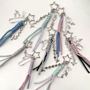 Charmbag / Keychain / Móc khoá thắt dây – Custom tên riêng (ghi chú màu dây mix + chữ tối đa 5 ký tự)