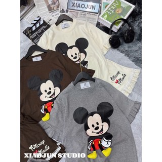PHẠM THÙY SHOP: SET BỘ CỘC IN HÌNH CHUỘT MICKEY MIX ĐÙI BÈO