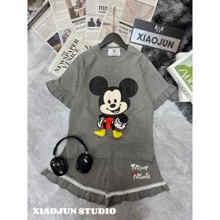 PHẠM THÙY SHOP: SET BỘ CỘC IN HÌNH CHUỘT MICKEY MIX ĐÙI BÈO