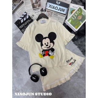 PHẠM THÙY SHOP: SET BỘ CỘC IN HÌNH CHUỘT MICKEY MIX ĐÙI BÈO