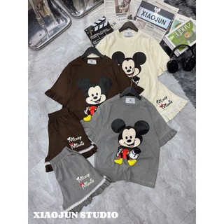 PHẠM THÙY SHOP: SET BỘ CỘC IN HÌNH CHUỘT MICKEY MIX ĐÙI BÈO