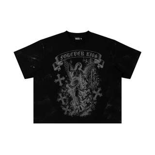 ÁO THUN LOCAL BRAND - SWE FOREVER BOXY TEE - BLACK