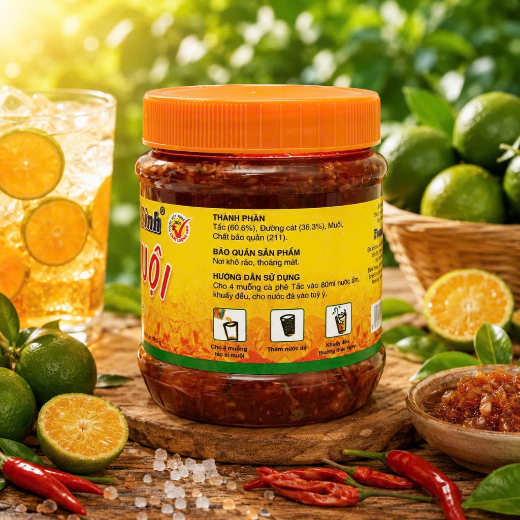 Tắc xí muội Thanh Bình hũ 900g