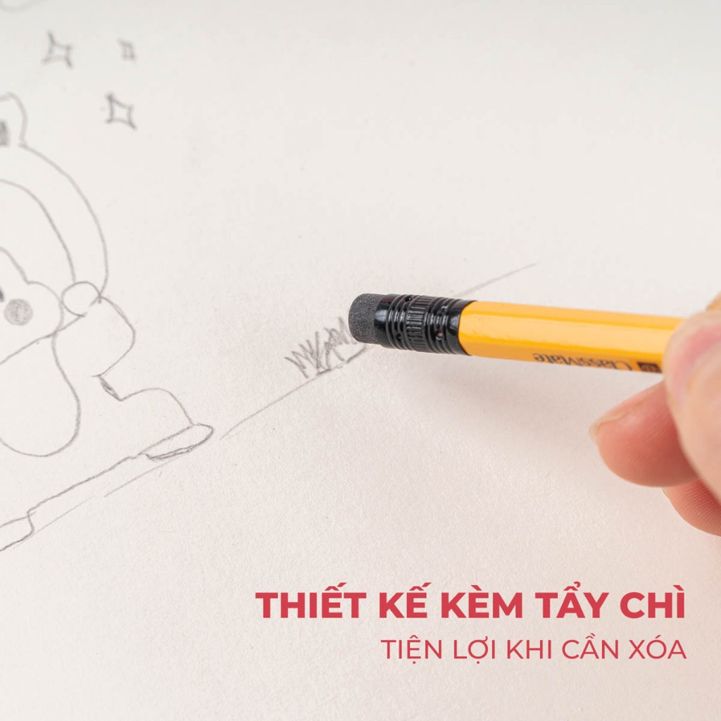 Bút Chì Heo Nhí CLASSMATE Bút Chì 2B, Chì Gỗ Có Tẩy, Nét Bút Mịn, Ăn Giấy, Bé Tập Viết, Nhạy Máy Chấm Thi CL-PC317