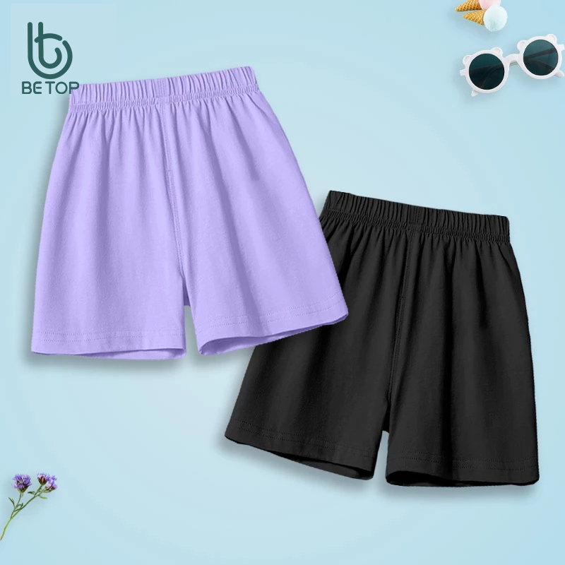 Quần Đùi Bé Trai Bé Gái BETOP , Quần Short Chất Cotton Sợi Thoáng Mát Co Giãn Tốt Cho Bé 10-45kg