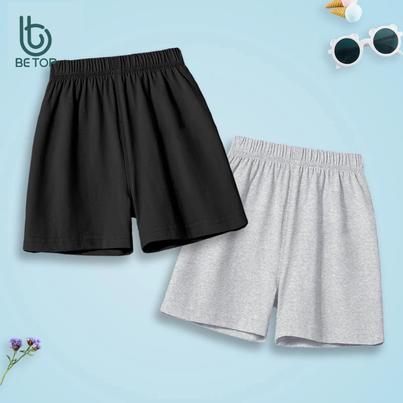 Quần Đùi Bé Trai Bé Gái BETOP , Quần Short Chất Cotton Sợi Thoáng Mát Co Giãn Tốt Cho Bé 10-45kg