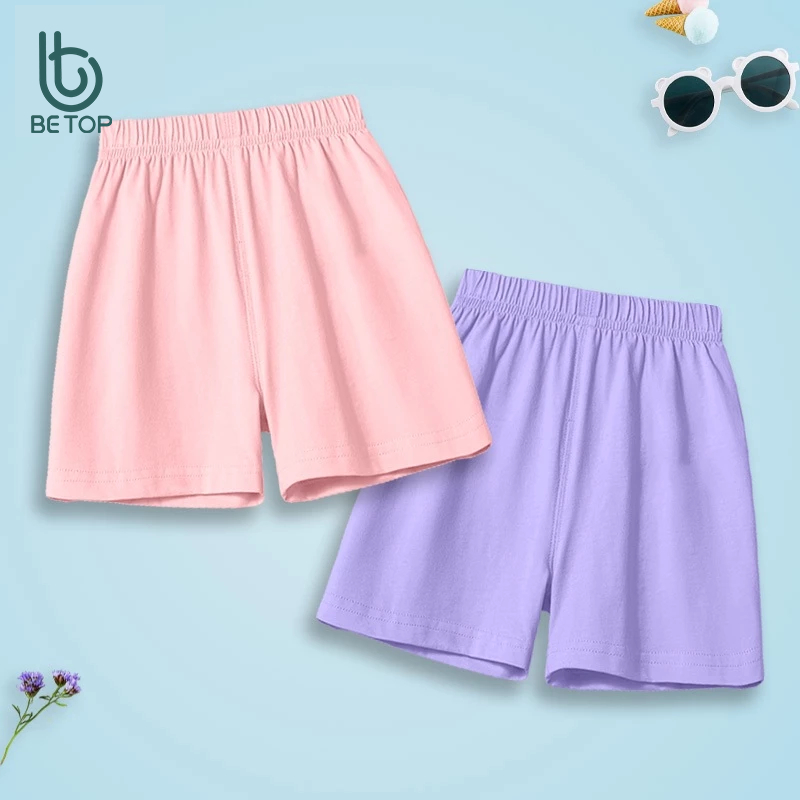 Quần Đùi Bé Trai Bé Gái BETOP , Quần Short Chất Cotton Sợi Thoáng Mát Co Giãn Tốt Cho Bé 10-45kg