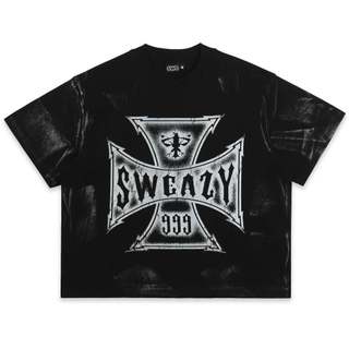 ÁO SWE CROSS BOXY TEE - BLACK
