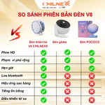 Đèn chiếu sao thiên hà V8 hiệu ứng sao băng CHILNEXX đèn vũ trụ galaxy trang trí phòng ngủ có loa bluetooth làm quà tặng — ảnh 6
