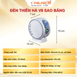 Đèn chiếu sao thiên hà V8 hiệu ứng sao băng CHILNEXX đèn vũ trụ galaxy trang trí phòng ngủ có loa bluetooth làm quà tặng — ảnh 2
