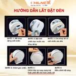 Đèn chiếu sao thiên hà V8 hiệu ứng sao băng CHILNEXX đèn vũ trụ galaxy trang trí phòng ngủ có loa bluetooth làm quà tặng — ảnh 4