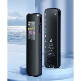 Máy ghi âm chuyên dụng HP XXJ1 64GB lọc âm chống nhiễu cao cấp, máy ghi âm mini bỏ túi loa ngoài màn hình LCD 2026 1