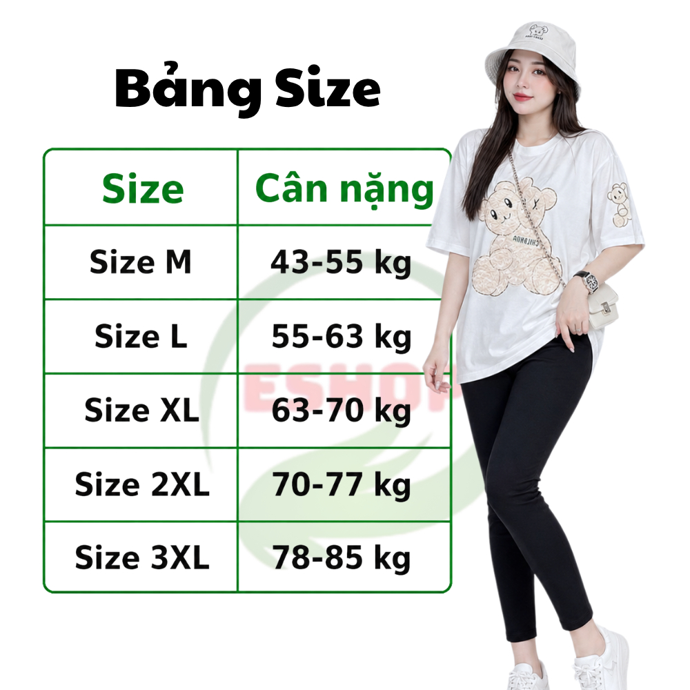Set Đồ Bộ Nữ Bigsize 45-85Kg ESHOP Mặc Nhà Dễ Thương - Set Đồ Bộ Xinh Đi Chơi Trung Niên Cho Mẹ D5S9