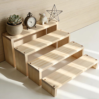 Kệ gỗ để bàn để cây Cảnh mini chậu cảnh trưng bày mỹ phẩm nước hoa