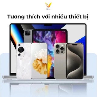 Cáp Sạc Nhanh 4in1 Công Suất 240W Chiều Dài 1.8m Dù bọc Silicon – Màn Hình LED Hiển Thị Công Suất – Dây Sạc Đa Năng CS10