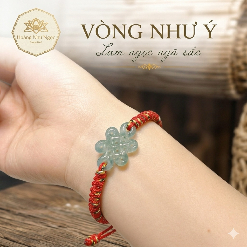 Vòng ngọc như ý ngũ sắc lam ngọc