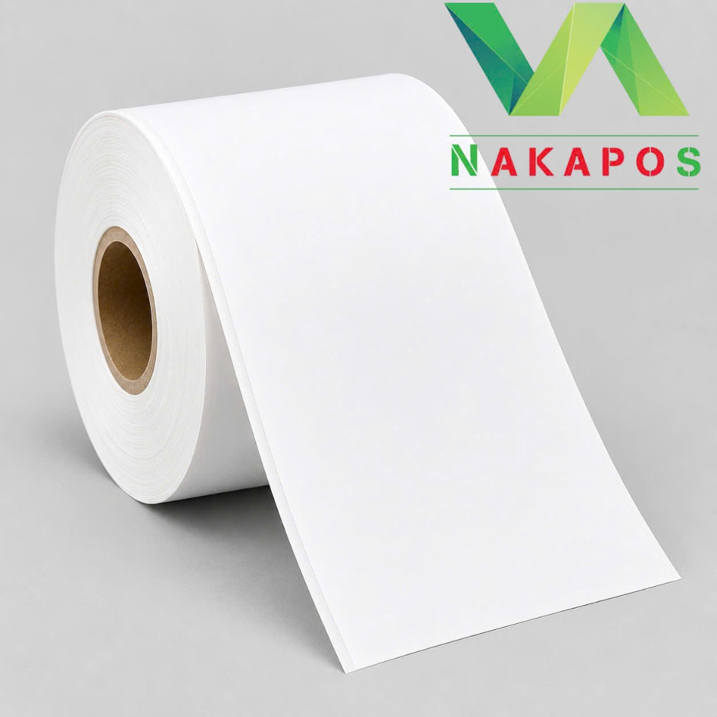 Giấy In Bill K80 có lớp dán in hoá đơn giấy in nhiệt 80mm 76x30m 77x30 DÁN ĐƯỢC liên tục K78 K79 in đơn hàng giấy nhiệt