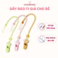 Dây Đeo Ti Giả Silicone Cho Bé Dây Đeo Ti Giả Chống Rơi An Toàn, Dây Đeo Ti Giả Nhiều Màu, Dây Silicon Gặm Nướu Cho Bé