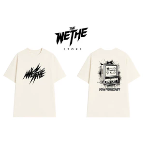 Áo Thun Unisex WETHE Hộp Thời Tiết / Cotton 2 Chiều Dày Dặn / Màu Đen, Kem, Xám