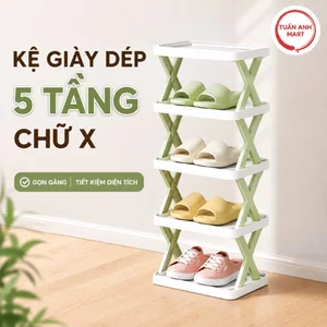 Kệ để giày dép 5 tầng chữ X