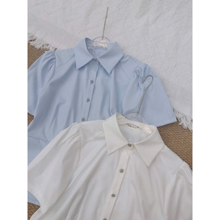 Áo peplum cúc ngọc chỉ nổi