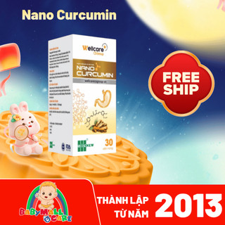 Nano Curcumin Wellcare 30 Viên Hỗ Trợ Dạ Dày Trào Ngược GERD IBS – Babymall & Care