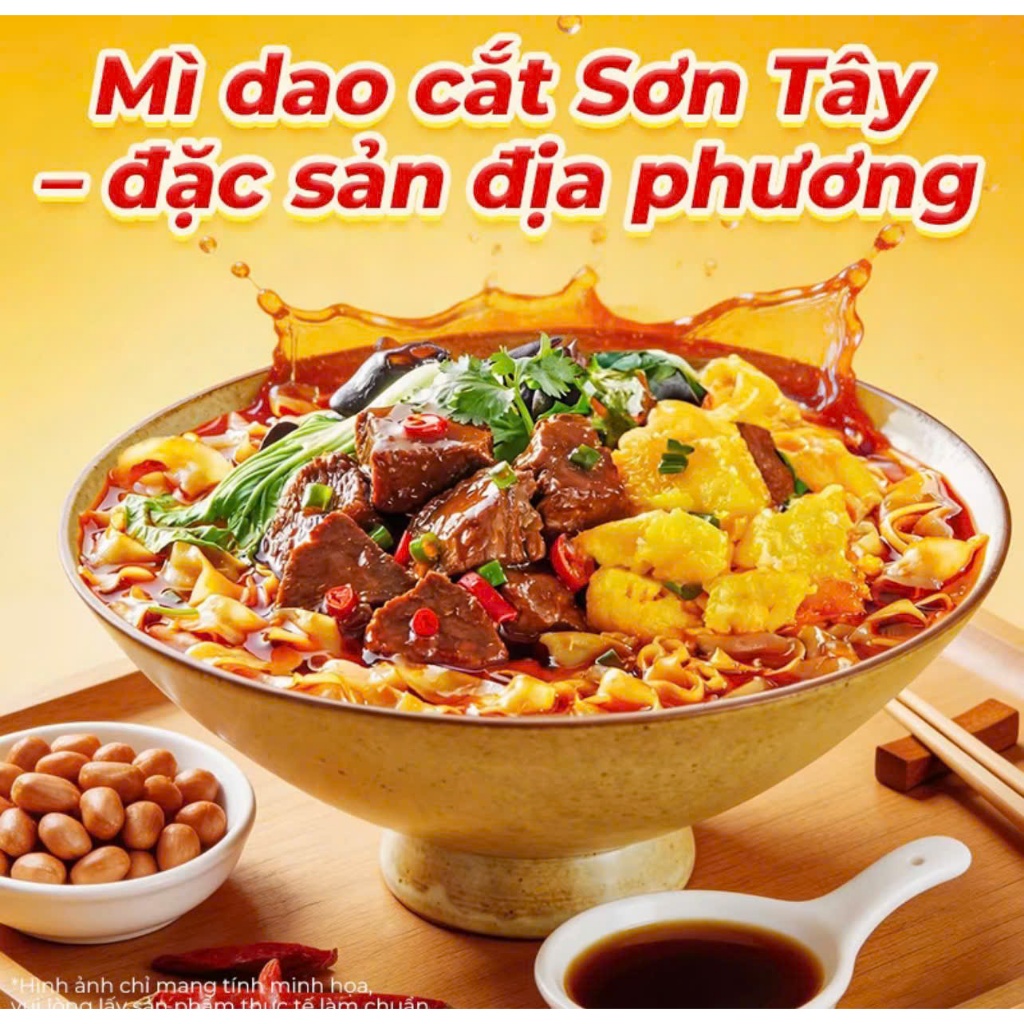 Túi 5 gói Mì Jinmailang mì dao cắt chính gốc Sơn Tây,vị cay tê lưỡi, không chiên, hương vị Trung Hoa ngon