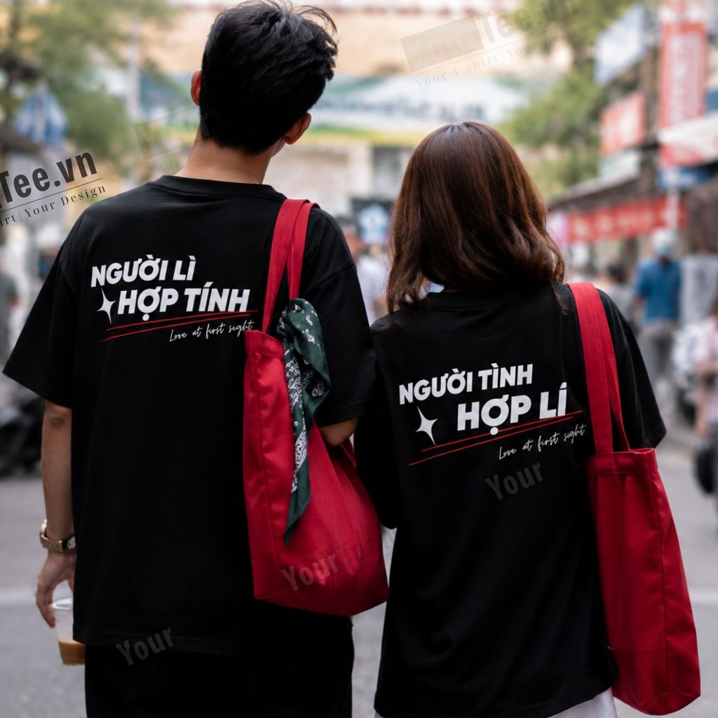[ÁO IN THEO YÊU CẦU] Áo Thun In Chữ Người Lì / Người Tình Hợp Lý, Trend Giới Trẻ Viral, Hình In Lưng Nổi Bật - YTHL10