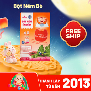 Bột Nêm Bò & Chùm Ngây Lê Gia Cho Bé 6M+ 5 Không Không Muối Tặng Nước Mắm | Babymall & Care
