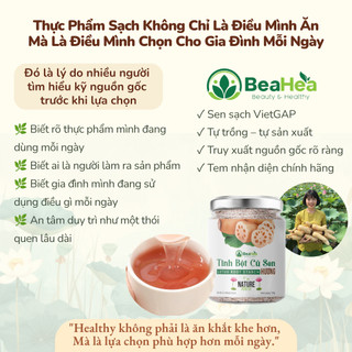 Bột Củ Sen BeaHea Healthy Food – Thực Phẩm Sạch Cho Lối Sống Ăn Lành Mạnh | Sen Sạch VietGAP