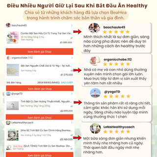 Bột Củ Sen BeaHea Healthy Food – Thực Phẩm Sạch Cho Lối Sống Ăn Lành Mạnh | Sen Sạch VietGAP