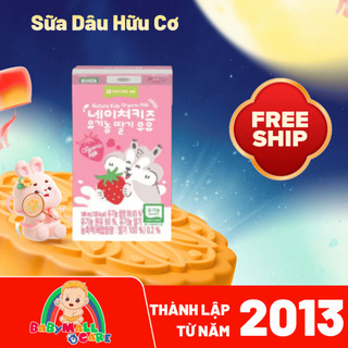 Sữa Dâu Hữu Cơ Nature Me Kids Organic Strawberry Milk – Hộp 140ml – Cho Bé Từ 1 Tuổi