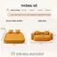 Sofa Giường Gấp Gọn 2in1 Tahou, Sofa Nén Chân Không Kiêm Giường Ngủ Dành Cho Phòng Khách Căn Hộ Nhỏ