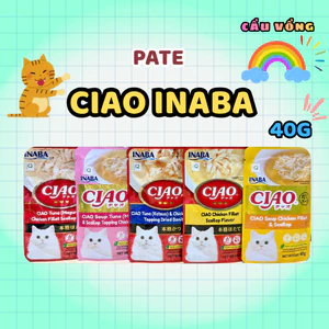 Pate CIAO INABA cho mèo - Thái Lan - Gói 40g