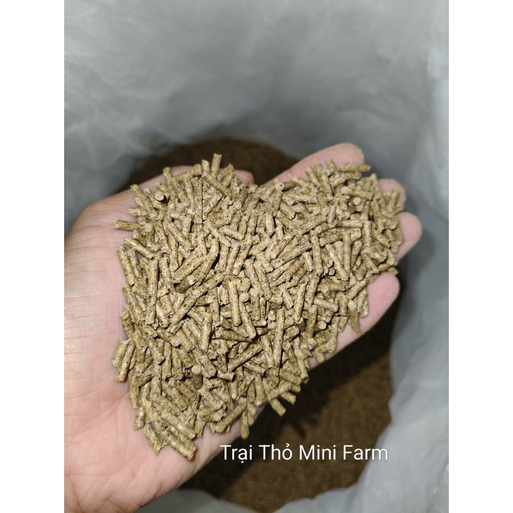 Cám thỏ viên VIEPro 550 | Thức ăn cho thỏ, bọ ú, chuột lang | Loại dùng thử 500g - 2kg