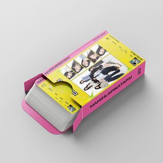 [hàng sẵn] Hộp 55 Thẻ Card ILLIT MAMIHLAPINATAPAI - Lomo Card Laser Bo Góc Đủ 5 Thành Viên Yunah Minju Moka Wonhee Iroha