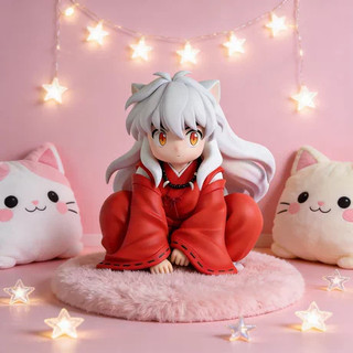 Figure Sesshōmaru Ngồi – Inuyasha – Mô Hình GK Chi Tiết – Trang Trí Xe Hơi, Quà Tặng Anime
