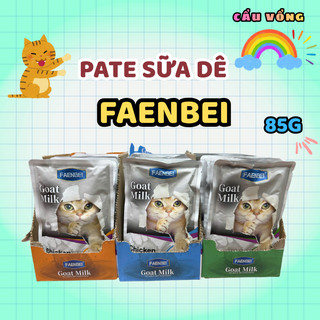 [Hỏa Tốc] Pate sữa dê FAENBEI cho mèo - Gói 85g